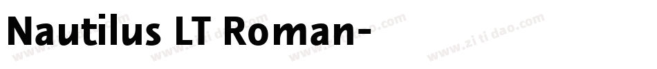 Nautilus LT Roman字体转换